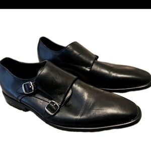 La Milano Men’s 11 Black Leather Dress Shoes Streetcore Retro Y2K Cottage[3D